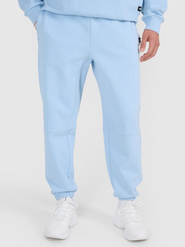 4F Spodnie dresowe joggery męskie - niebieskie