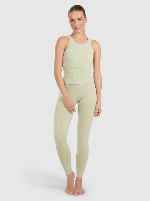 4F Top do jogi i pilatesu slim szybkoschnący damski - zielony