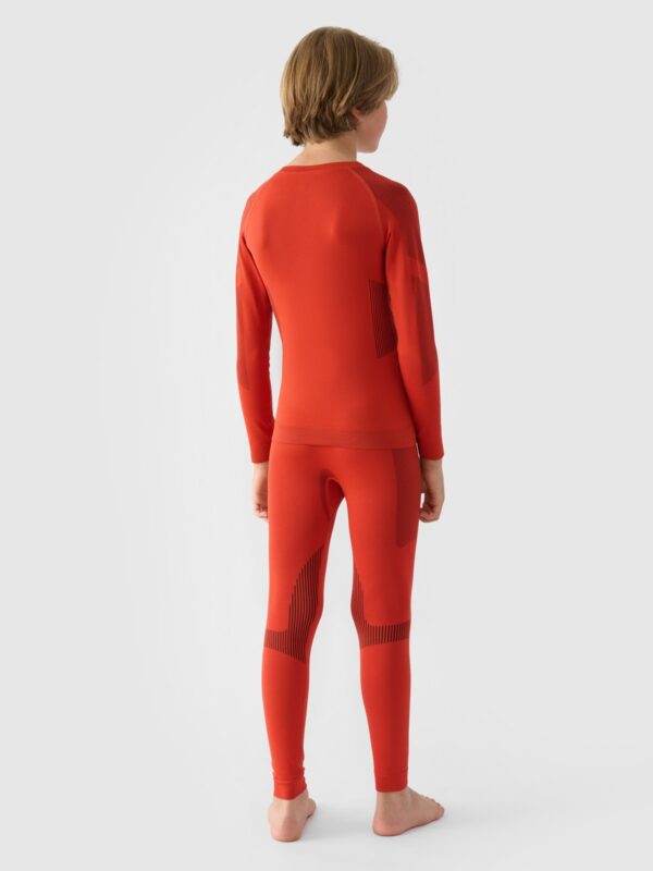 1e5adef95dec6d8f51ac29b24da0b58d25dfb0de 4F Bielizna termoaktywna bezszwowa komplet dziecięca - czerwona 152/158 (11-13 lat)