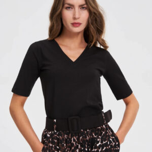 Bawełniana bluzka czarna