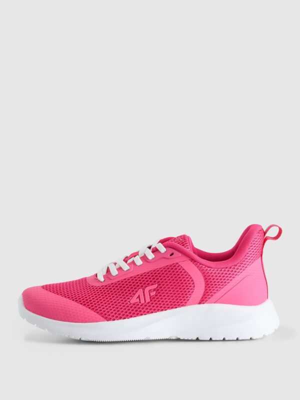 4F Buty sportowe z przewiewną cholewką dziecięce - różowe