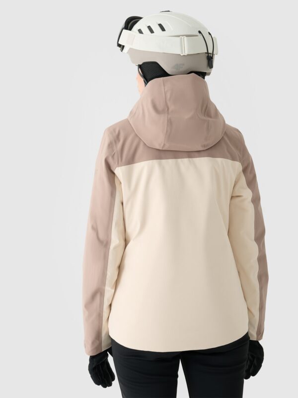 4F Kurtka narciarska membrana 5000 damska - brązowa