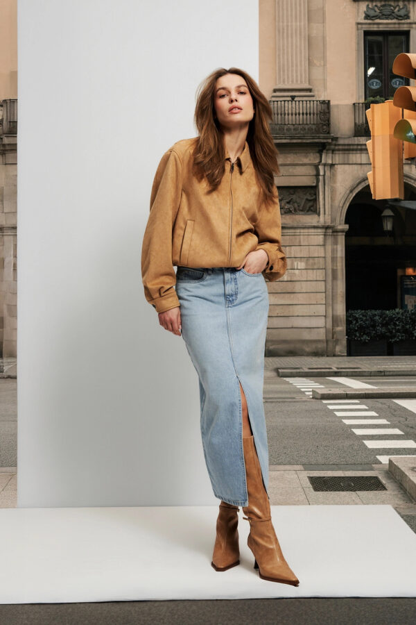 1f8127feb2c05975234ab62829b8009e0152dd0d Spódnica jeansowa midi błękitna