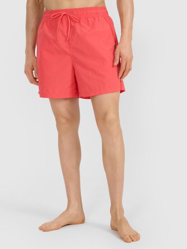 4F Spodenki plażowe boardshorty męskie - czerwone