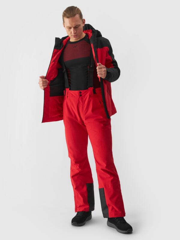 4F Kurtka narciarska membrana 5000 męska - czerwona