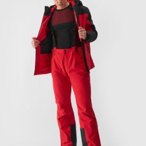 4F Kurtka narciarska membrana 5000 męska - czerwona