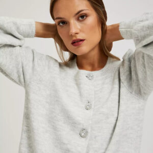 Kardigan z ozdobnymi guzikami