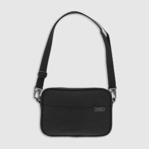 4F Saszetka crossbody uniseks - czarna