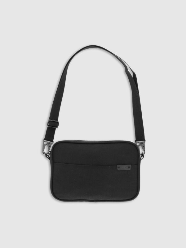 4F Saszetka crossbody uniseks - czarna