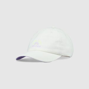 4F Czapka z daszkiem strapback dziewczęca - biała