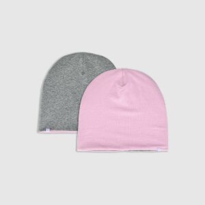 4F Czapka beanie dwustronna dziecięca - fioletowa