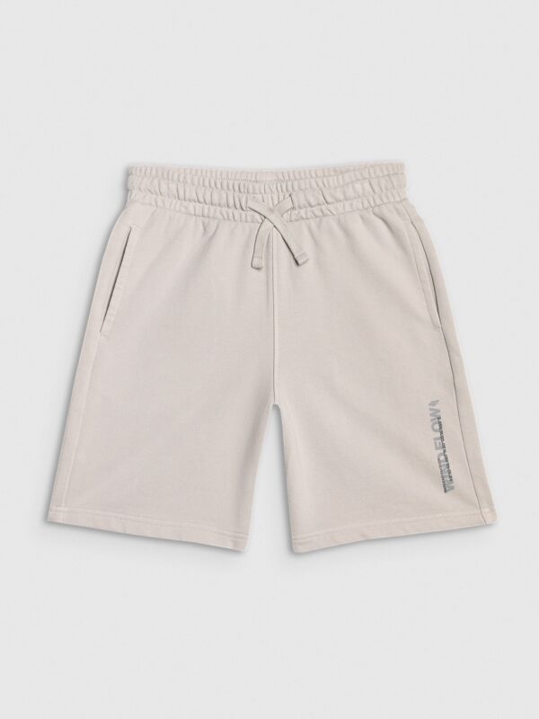 4F Spodenki dresowe chłopięce - szare 152 (11-12 lat)