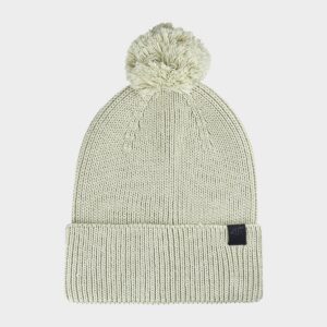 4F Czapka zimowa z pomponem uniseks - oliwkowa