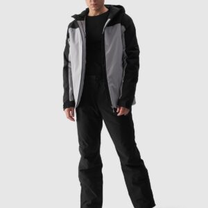 4F Kurtka narciarska membrana 5000 męska - szara