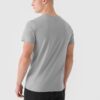 4F T-shirt regular męski 4F x Robert Lewandowski - szary