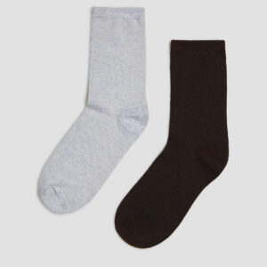 2 pack gładkich skarpet