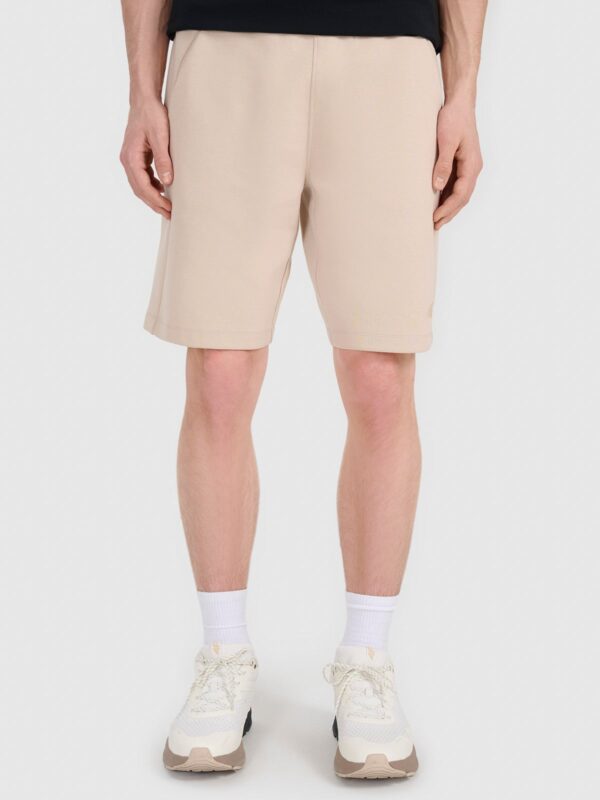 4F Spodenki dresowe męskie - beżowe