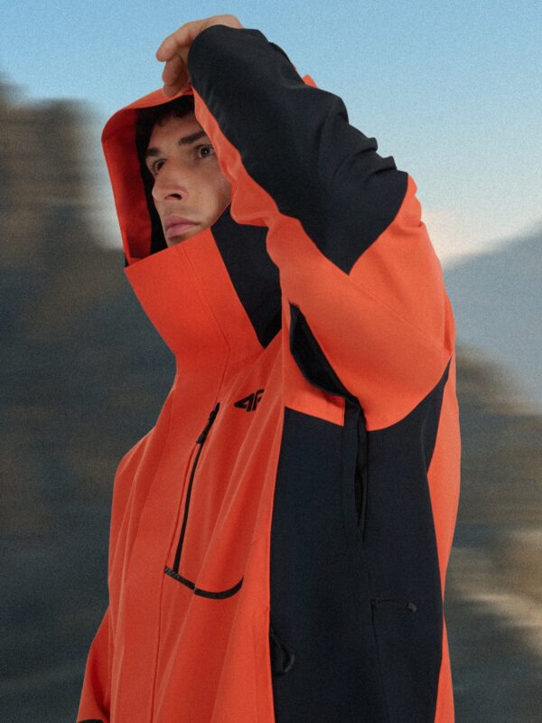 4F Kurtka trekkingowa membrana 10000 męska - czerwona