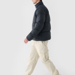 4F Kurtka puchowa z syntetycznym wypełnieniem męska - czarna