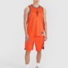 4F Tank top do koszykówki oversize szybkoschnący męski - pomarańczowy