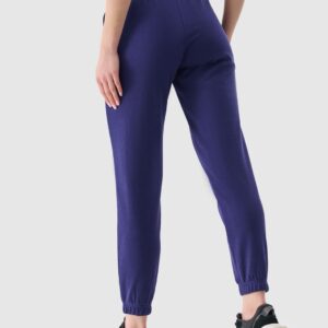 4F Spodnie dresowe joggery damskie - granatowe