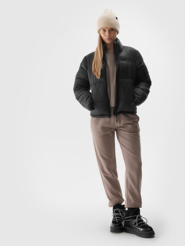 4F Kurtka puchowa z wypełnieniem syntetycznym damska - czarna