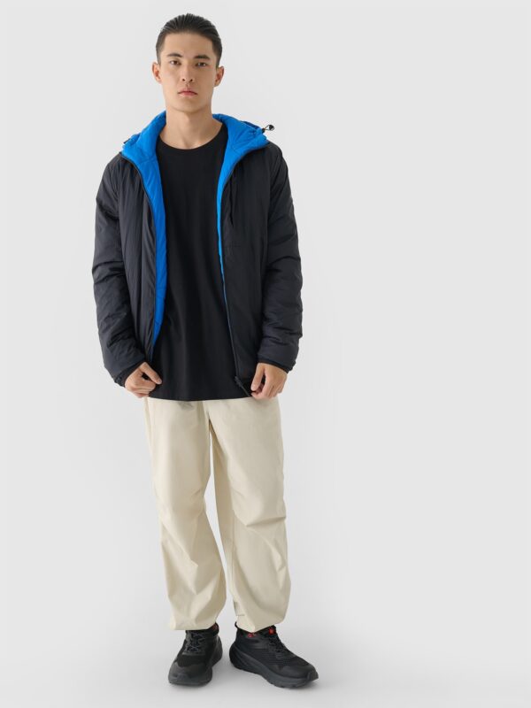 2b7b1d4d54a55d783560d9ba2330dc02bcf81f82 4F Kurtka puchowa dwustronna Primaloft Thermoplume męska - czarna