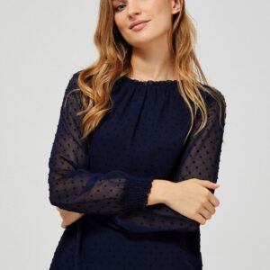 2babaf9b5a8aa637c507b5b8fb57a5c086017ac8 Koszula z transparentnymi rękawami