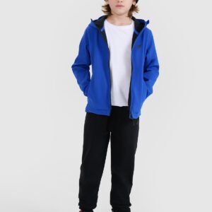 4F Kurtka softshell wiatroodporna membrana 5000 chłopięca - niebieska 122 (6-7 lat)