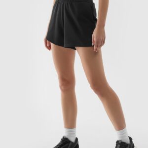 4F Spodenki dresowe damskie - czarne