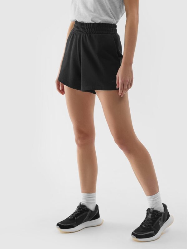 4F Spodenki dresowe damskie - czarne