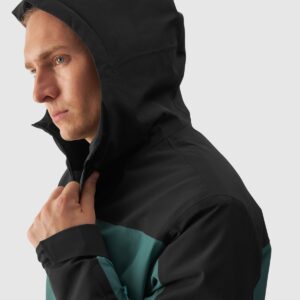 4F Kurtka narciarska membrana 5000 męska - turkusowa