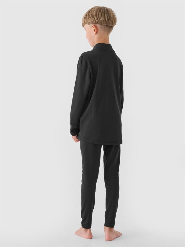 4F Bielizna termiczna ocieplana (góra) chłopięca - czarna 146/152 (10-12 lat)