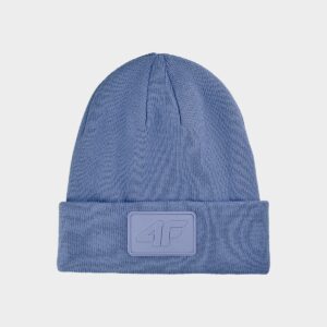4F Czapka beanie uniseks - granatowa