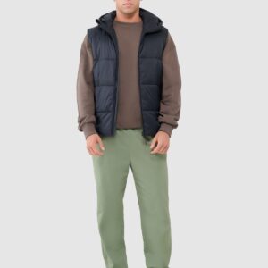 4F Bezrękawnik puchowy z wypełnieniem syntetycznym męski - czarny