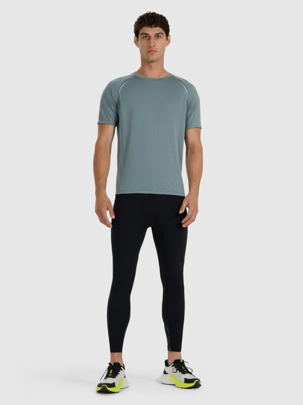 4F Koszulka do biegania szybkoschnąca męska - szara