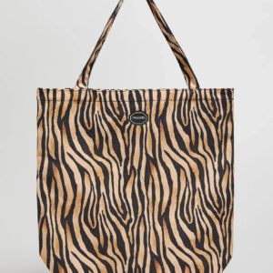 Bawełniana torba w zwierzęcy wzór brązowa