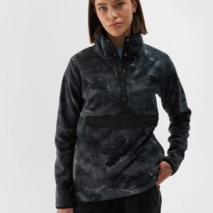 4F Polar ze stójką oversize damski - multikolor