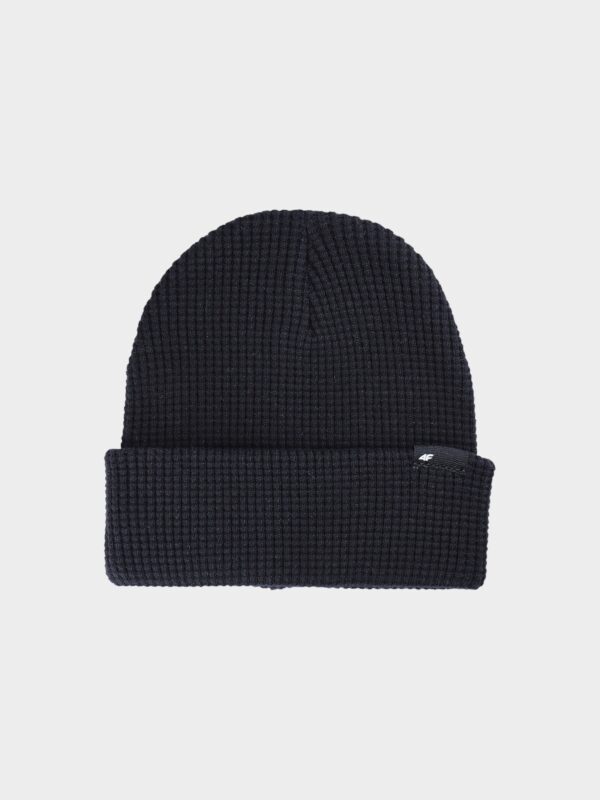 4F Czapka zimowa męska - czarna