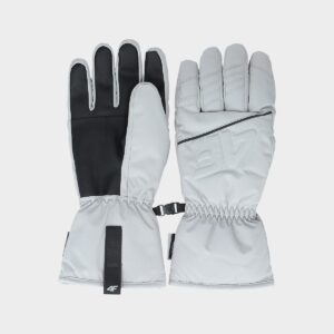 4F Rękawice narciarskie Thinsulate męskie - szare