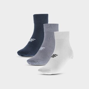 4F Skarpetki casual za kostkę (3-pack) męskie - multikolor