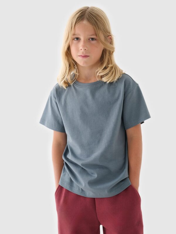 320b56b6e246fa05f2bb3a5de25dd6b3d7853494 4F T-shirt gładki (2-pack) dziecięcy - multikolor 122/128 (6-8 lat)