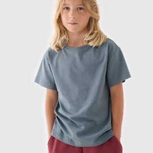 320b56b6e246fa05f2bb3a5de25dd6b3d7853494 4F T-shirt gładki (2-pack) dziecięcy - multikolor 122/128 (6-8 lat)