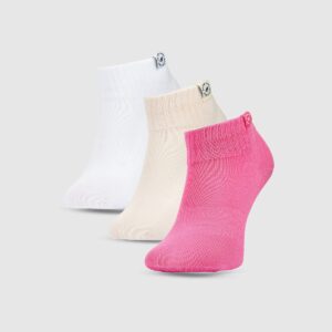 4F Skarpetki casual za kostkę (3-pack) dziewczęce - multikolor