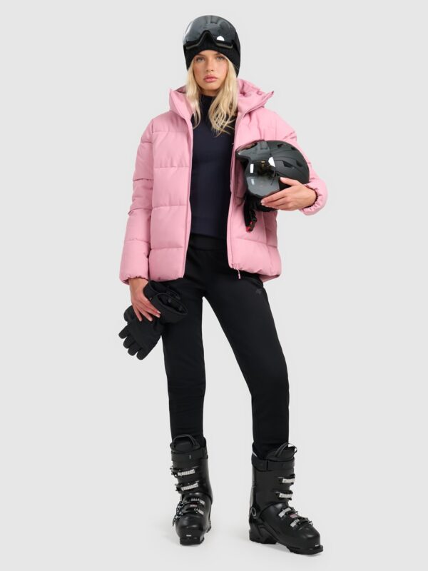 4F Kurtka narciarska membrana 5000 damska - różowa