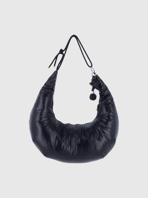 4F Torba hobo na ramię - czarna