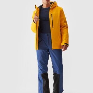 4F Kurtka narciarska membrana 15000 męska - żółta