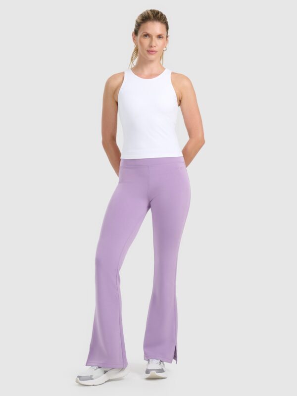 4F Top slim z prążkowanej dzianiny damski - biały