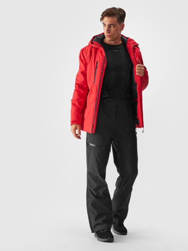 4F Kurtka narciarska membrana 10000 męska - czerwona