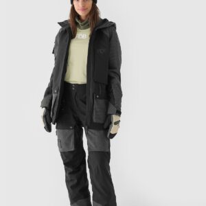 4F Kurtka snowboardowa membrana 10000 damska - czarna